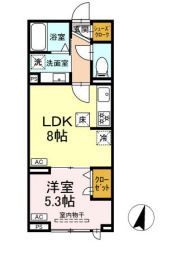 【江戸川区西瑞江のアパートの間取り】