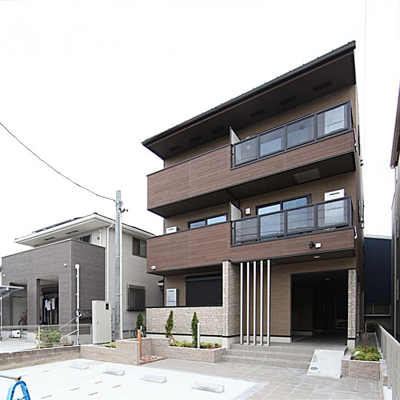 名古屋市中川区南脇町のアパートの建物外観