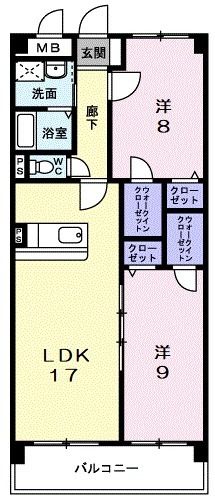 レジデンス牟礼の間取り