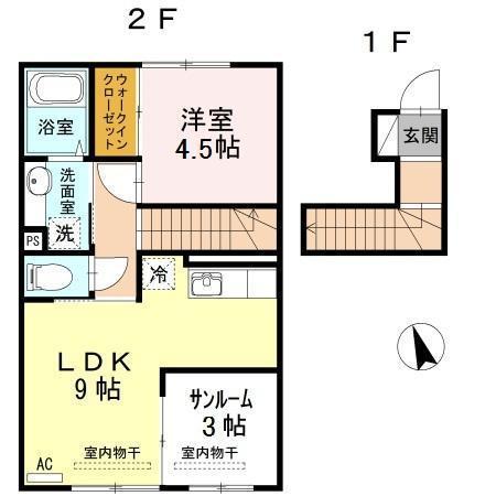 ボヌール．の間取り