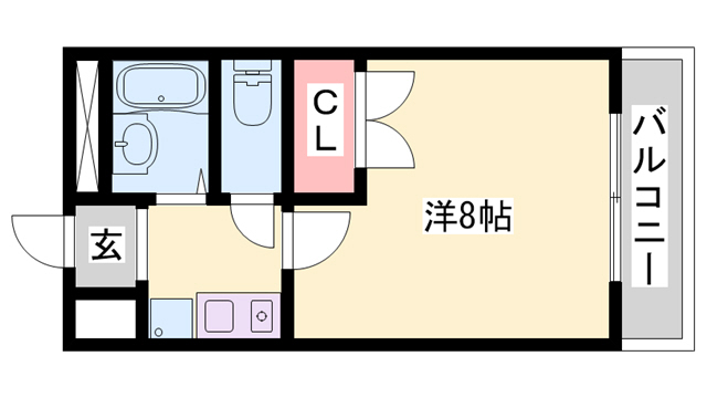 リバーサイド市川の間取り