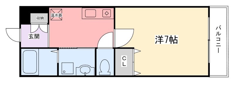 姫路市船丘町のマンションの間取り