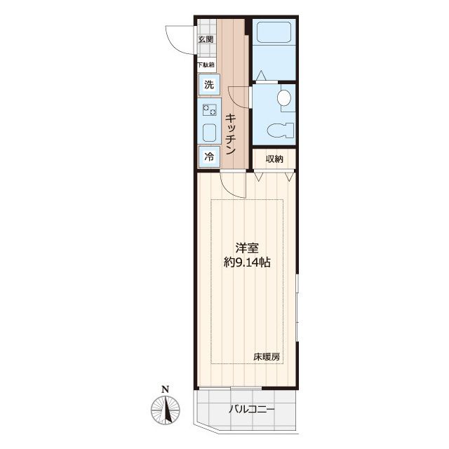 練馬区北町のマンションの間取り