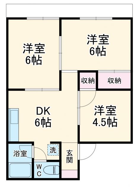 【パレス東原の間取り】