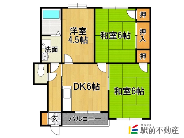 メゾンドール若楠の間取り