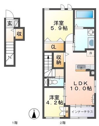 【エルシオン長塚の間取り】