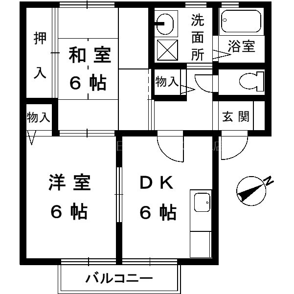 ロゼール舞子の間取り