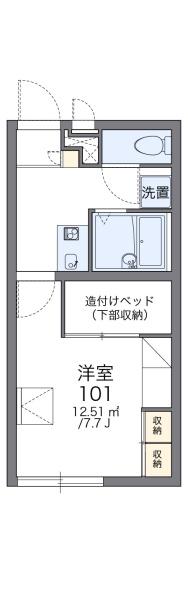 レオパレスプログレスの間取り