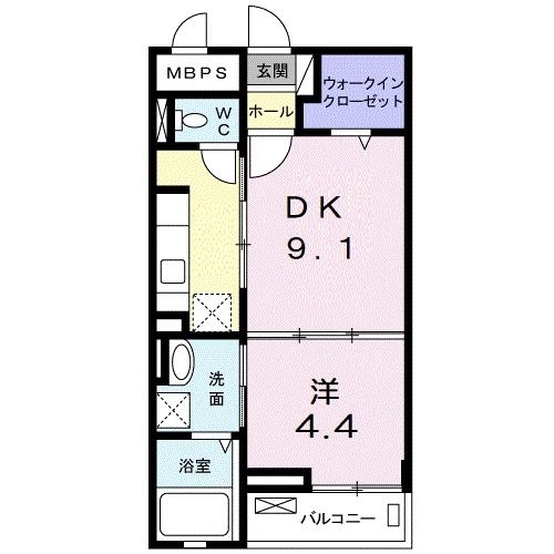 グランド　ヒル壱番館の間取り