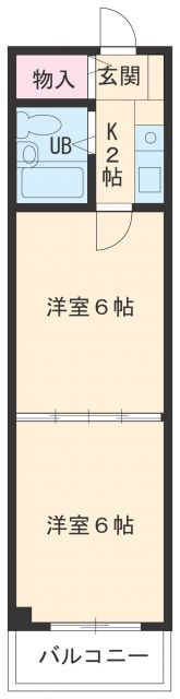 日進市赤池のマンションの間取り