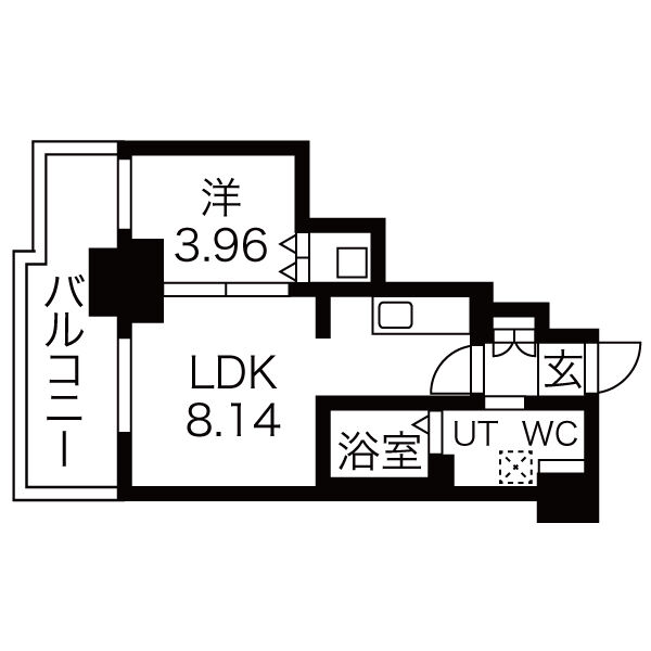 【パシフィックタワー札幌の間取り】