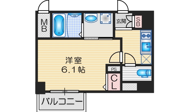 エスリード江坂セントラムの間取り