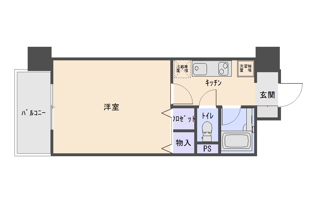 ヴェール国体町の間取り