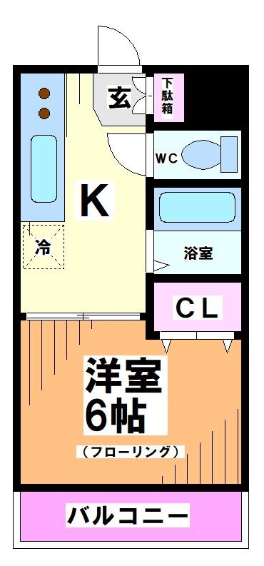 世田谷区代田のマンションの間取り