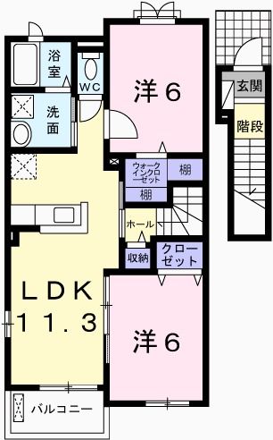 フィレール　デュ　トラジャIIの間取り