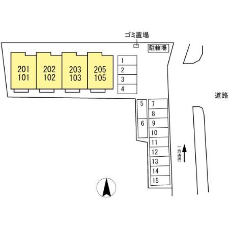 【福山市御幸町大字森脇のアパートのその他】