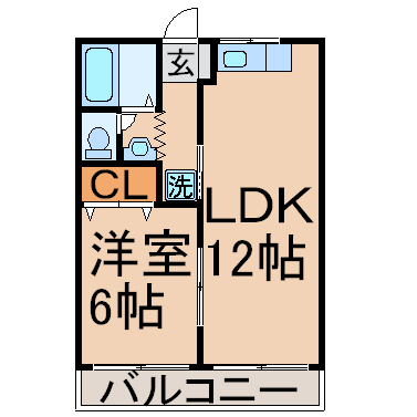 ビュー　花ノ丘の間取り