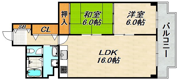 ルネ須磨の間取り