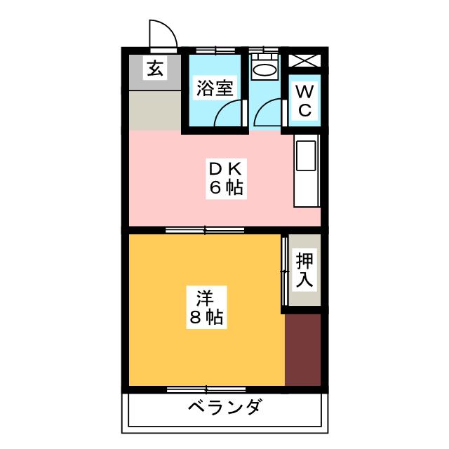 スカイハイツの間取り