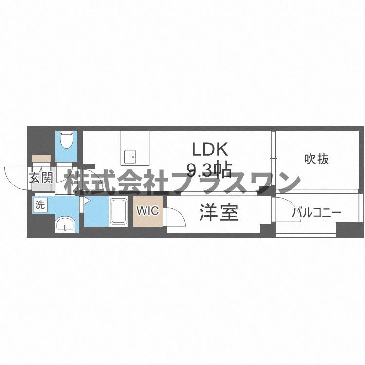 プレサンス堺筋本町ディスティニーの間取り