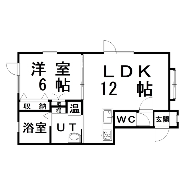 カーサ愛国３番館の間取り