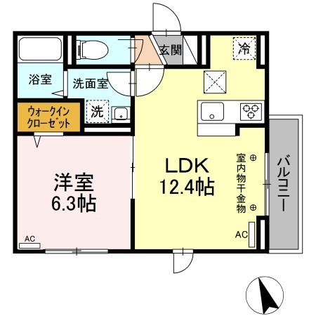 セレスティア南花畑の間取り