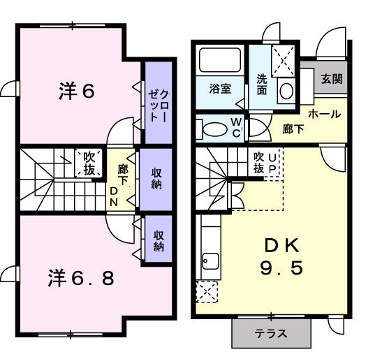 ＡＧＵＲＩ２００２IIの間取り