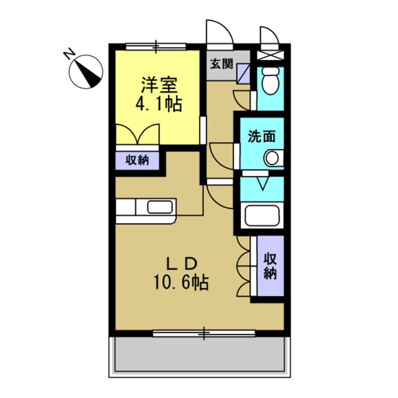 ドリームインの間取り