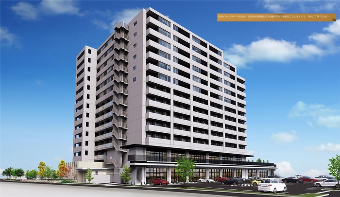 建物外観　完成予想図