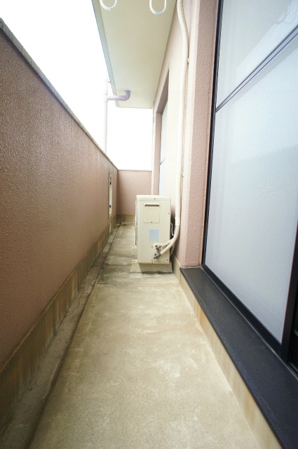 バルコニー　落ち着いた時間を過ごせるバルコニーです