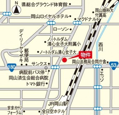 大学・短大　ノートルダム清心女子大学（大学・短大）まで210m