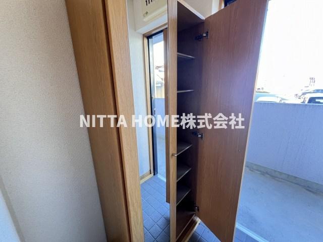 収納　大きなシューズボックス完備◎