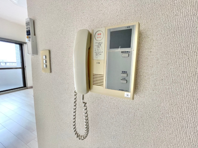 セキュリティ　訪問者の確認やオートロックの解除が出来ます。
