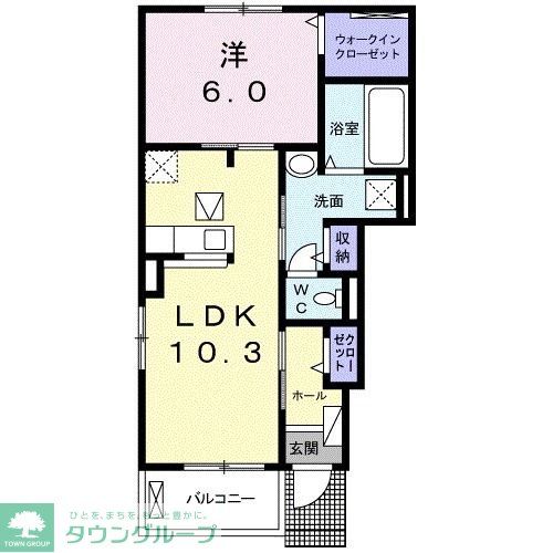 エクセランパレ参番館の間取り