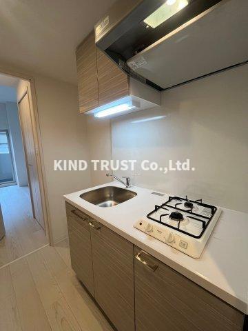 キッチン　コンパクトなキッチンで掃除もラクラク