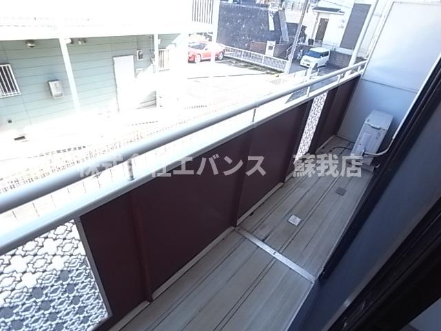 バルコニー　お洗濯にも便利なバルコニー付き
