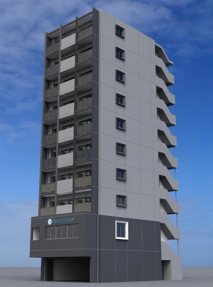 建物外観　外観イメージパース