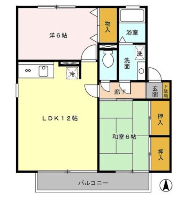 ハイツサンバレーの間取り