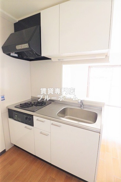 キッチン　２口コンロのカウンターキッチン！