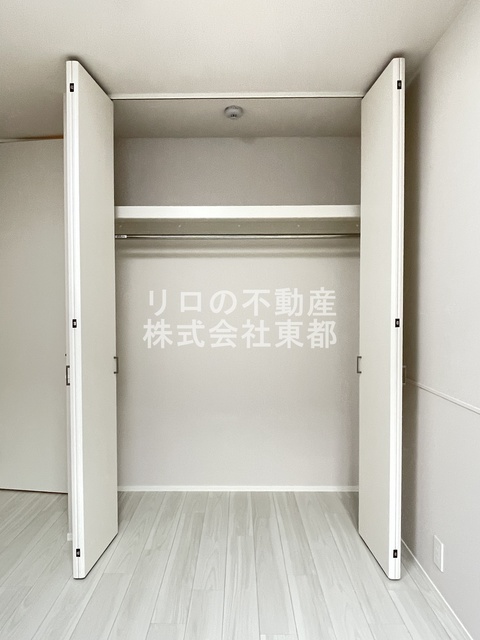 収納　奥行のある収納付です！増えがちな荷物をもスッキリ収納できます