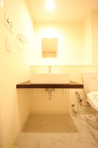 洗面設備　南堀江アパートメント　シエロ