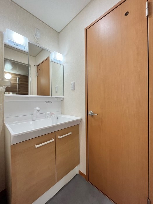 洗面設備　女性に人気の独立洗面台は収納スペースあります