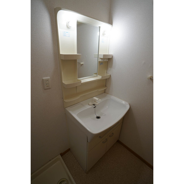 洗面設備　同じ建物の別なお部屋