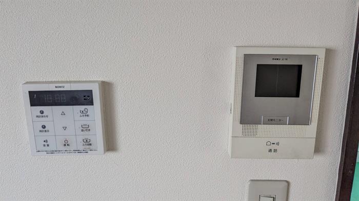 セキュリティ　TVモニター付きで来客があっても確認出来て安心です！