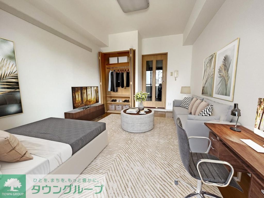 居室・リビング　※家具家電は物件に付帯しません。