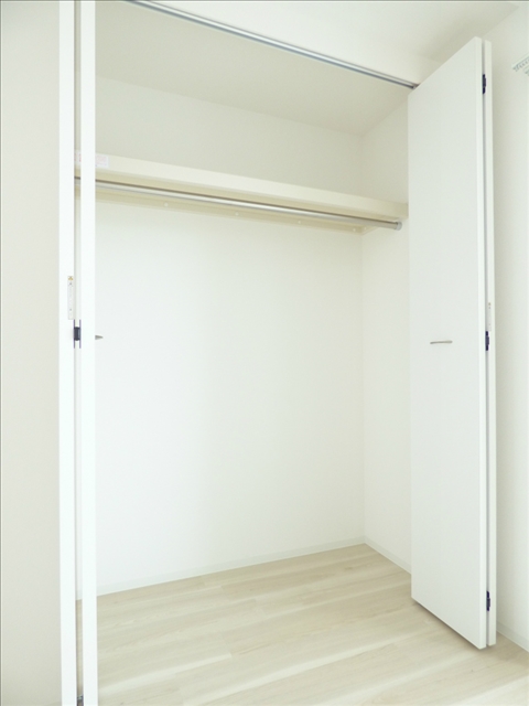 収納　たっぷりとした収納スペースです