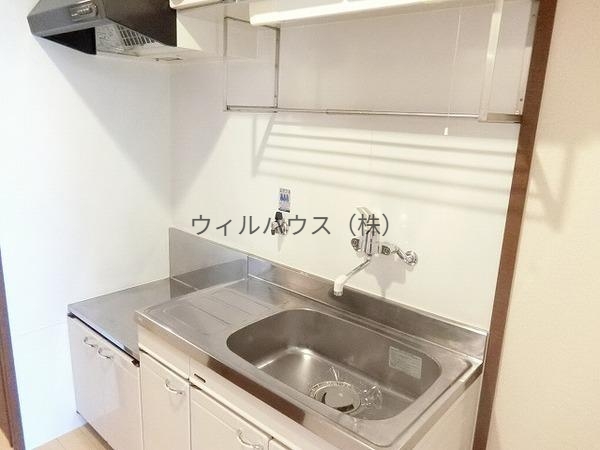 キッチン　ガスコンロ設置可！