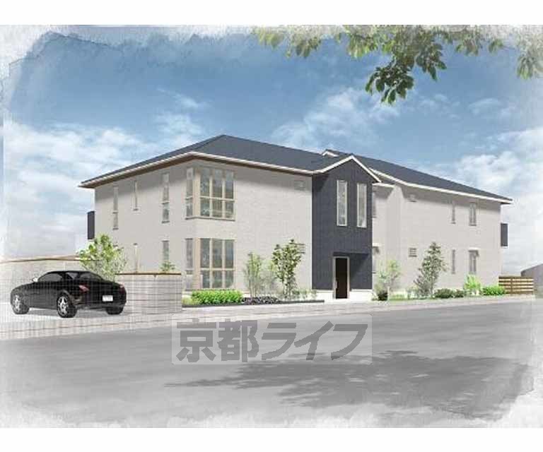 建物外観　予想図、完成予想図