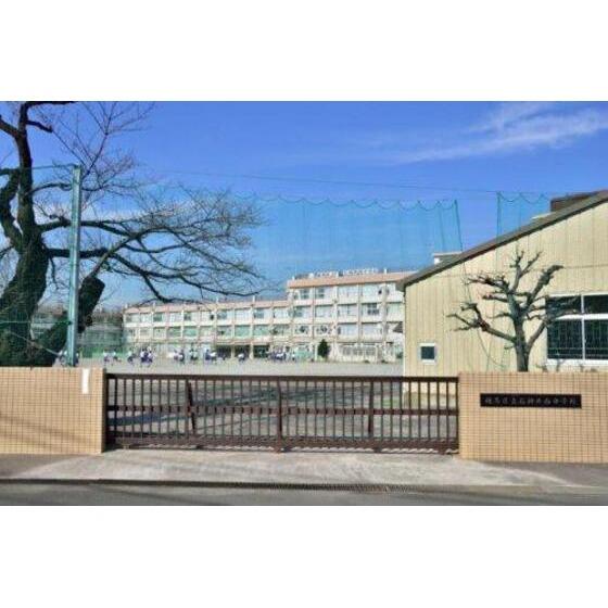 眺望　練馬区立石神井西中学校まで848m