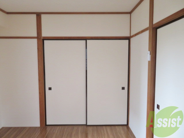 収納　クローゼットがありました。お洋服や荷物はここへ。